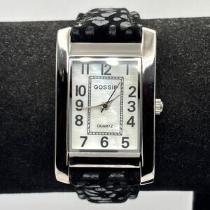 Silver Leapord Print Men's Watch